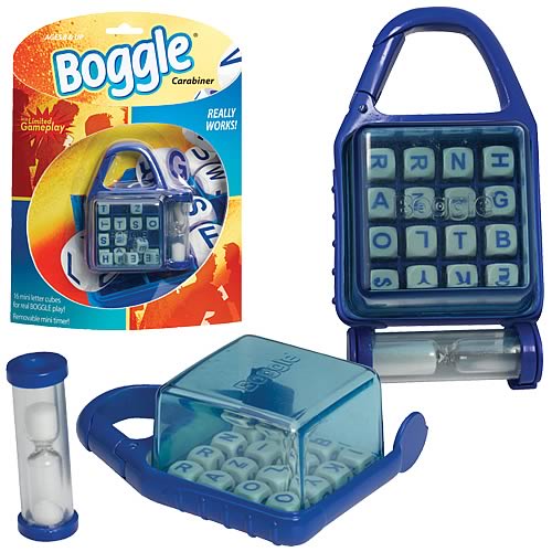 Boggle Carabiner Travel Game - Basic Fun - Boggle - Games at ...