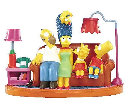 life size simpsons couch