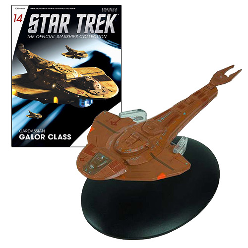 Star Trek Cardassian Galor Class Starship With Magazine Eaglemoss Publications Star Trek