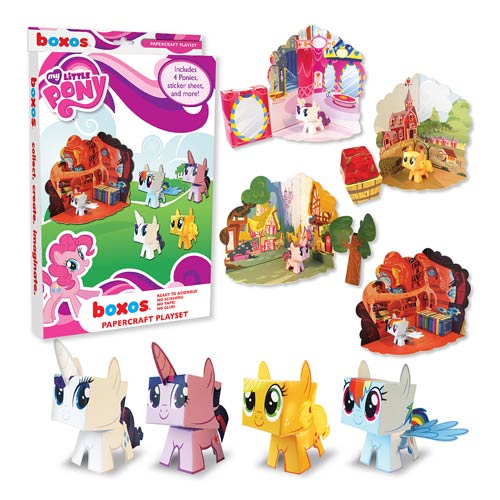 Papercraft  Funko My   papercraft  at set Set  Papercraft  Little Activity Pony