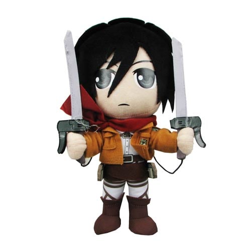 Attack on Titan Mikasa Ackerman 8-Inch Plush - Great Eastern