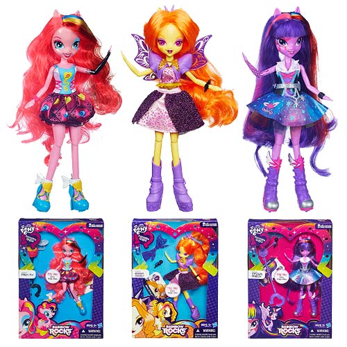 equestria girls rainbow rocks dolls