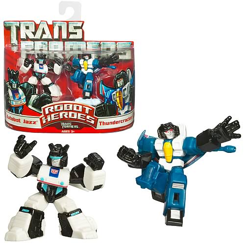 Transformers Robot Heroes Jazz vs. Thundercracker Figures - Hasbro