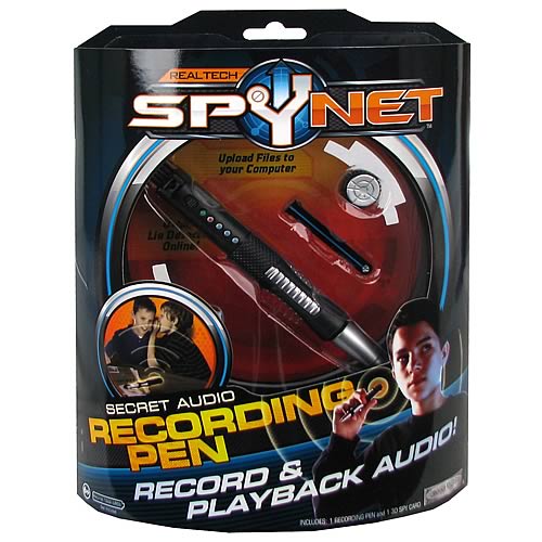 Spy Net Secret Audio Recording Pen - Jakks Pacific - Spy Net ...