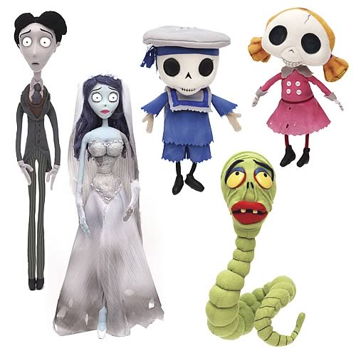 Corpse Bride Plush Doll Series 1 Set Mcfarlane Toys Corpse Bride Plush At Entertainment 7199