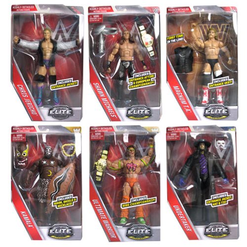 wwe elite legends complete set of 6 toy wrestling action figures