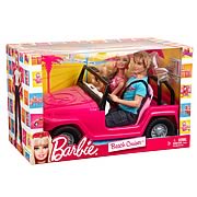 Barbie Beach Cruiser Vehicle with Barbie and Ken Dolls