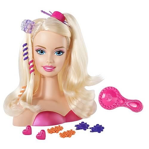 mattel barbie head