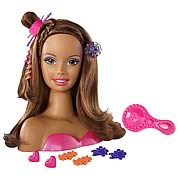 Brunette Barbie Styling Head