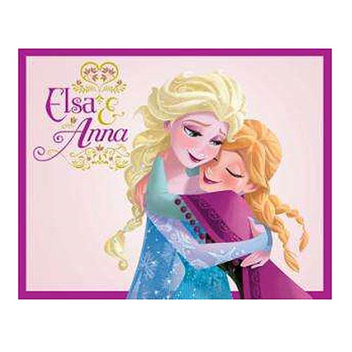 Disney Frozen Elsa And Anna Hugging Stretched Canvas Print Jabbervine
