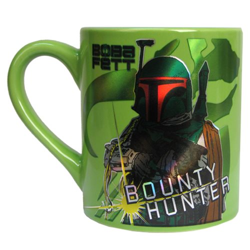 UPC 812494025557 product image for Star Wars Boba Fett 14 oz. Ceramic Laser Print Mug | upcitemdb.com