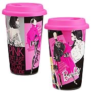 Barbie Pink Is An Attitude Ceramic Travel Mug