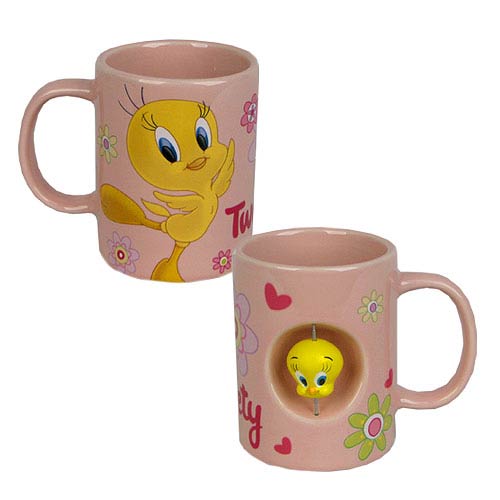 Looney Tunes Tweety Bird Spinner 12 oz. Ceramic Mug