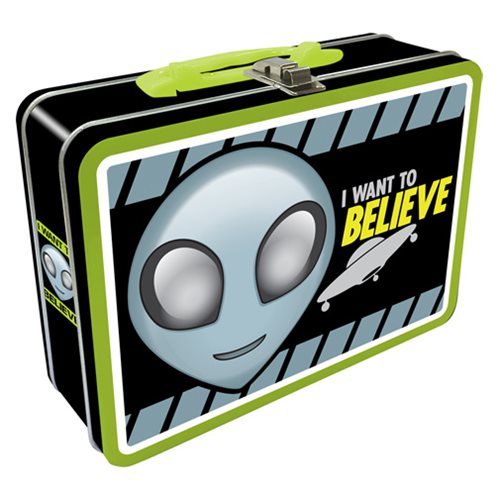 Alien Believe Regular Fun Box Tin Tote