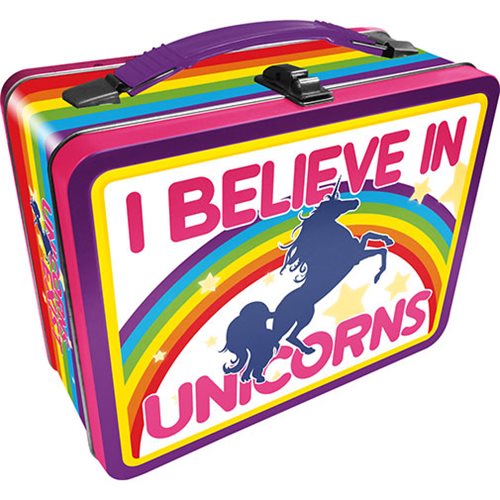 I Believe in Unicorns Gen 2 Fun Box Tin Tote