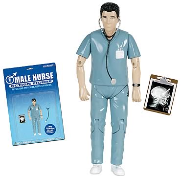 Male Nurse Action Figure - AU11355lg