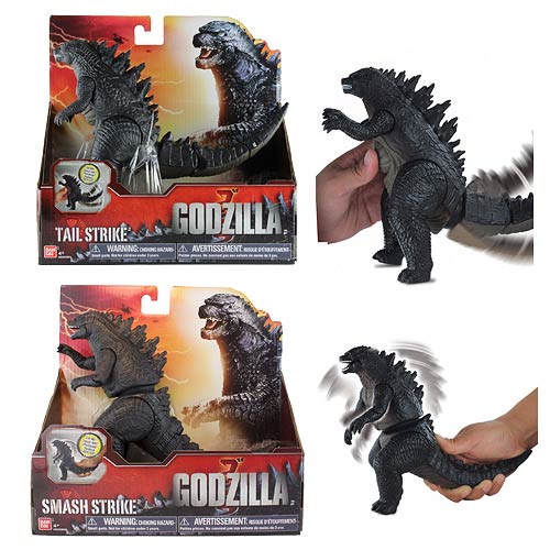 Godzilla 2014 Movie Godzilla Fighting Action Figure Case ...