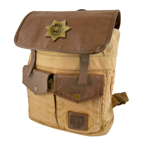 Must Have The Walking Dead Sheriff Rick Grimes Desert Brown Backpack From Walking Dead Fandom Shop - walking dead rick grimes sheriff shirt roblox