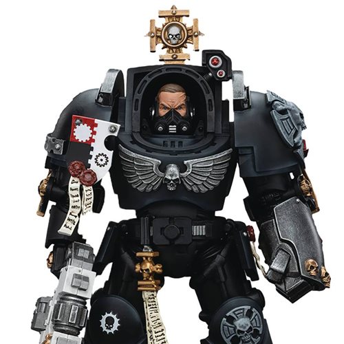 Joy Toy Warhammer 40,000 Iron Hands Captain in Terminator Armor 1:18 Scale Action Figure