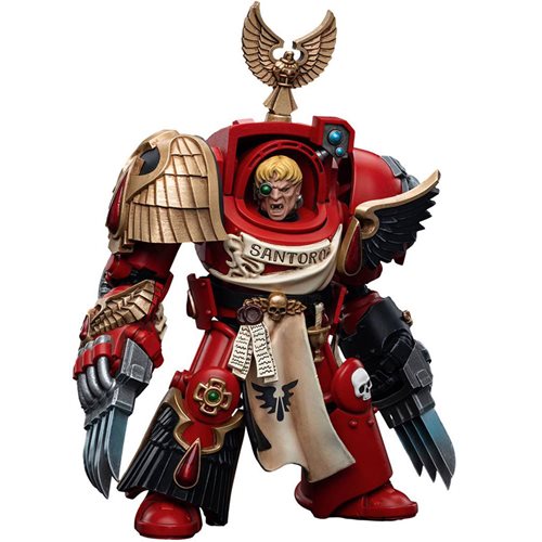 Joy Toy Warhammer 40,000 Blood Angels Assault Terminators Sergeant Santoro 1:18 Scale Action Figure