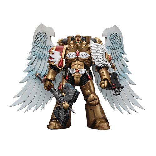 Joy Toy Warhammer 40,000 Blood Angels Sanguinary Guard with Encarmine Axe 1:18 Scale Action Figure