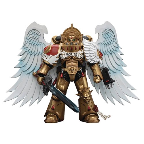 Joy Toy Warhammer 40,000 Blood Angels Sanguinary Guard Encarmine Sword Version 2 1:18 Scale Action Figure