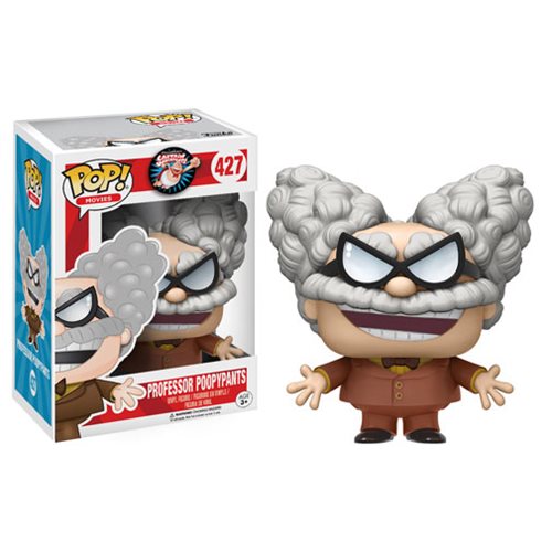 poopypants professor underpants captain pop vinyl figure funko earth