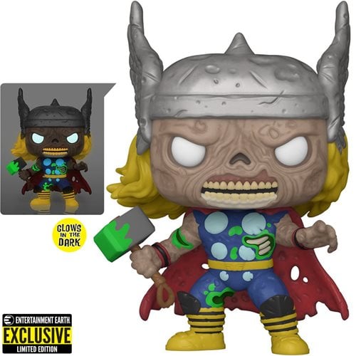 Marvel Zombies Thor Glow-in-the-Dark Funko Pop! Figure - Entertainment Earth Exclusive 