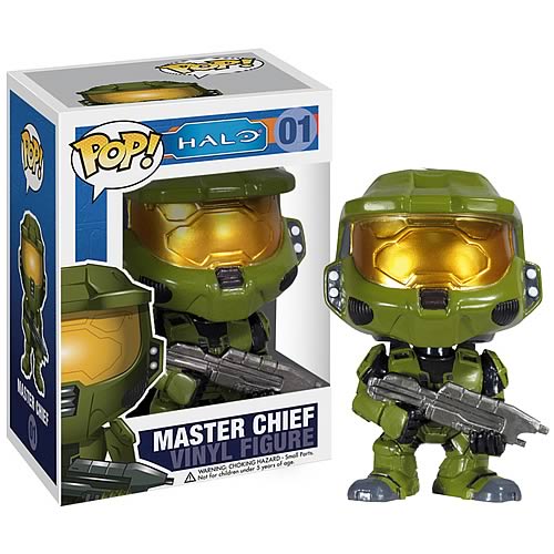 Halo Master Chief Pop! Vinyl Figure - Funko - Halo - Vinyl Figures at ...