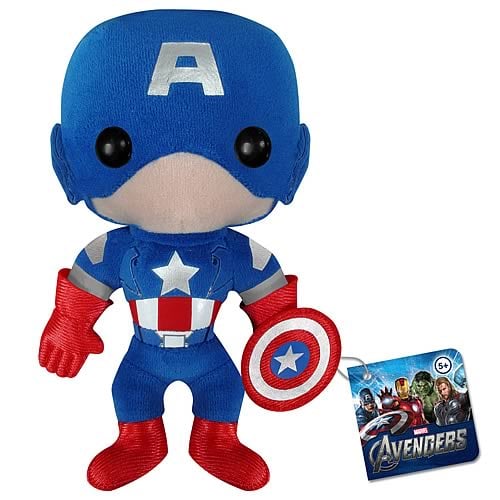 FUNKO AVENGERS MOVIE CAPTAIN AMERICA MARVEL PLUSHIES PLUSH DOLL  