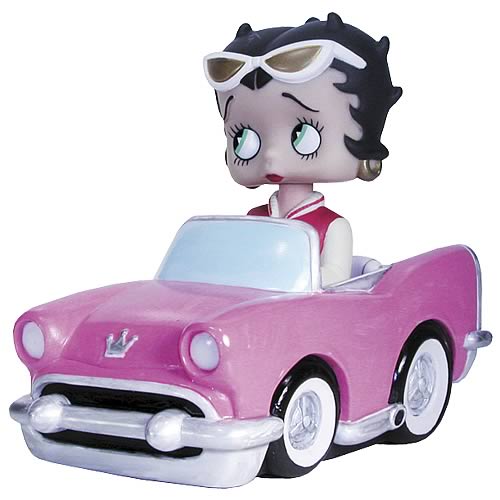 Betty Boop Bobble Cruisin' Car Funko Betty Boop Bobble Heads at