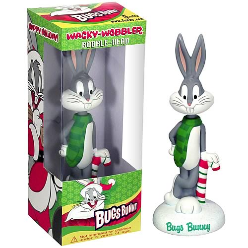 Looney Tunes Bugs Bunny Christmas Bobble Head - Funko - Looney Tunes ...