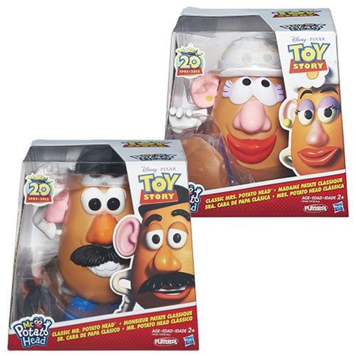 Toy Story Mr Potato Head And Mrs Potato Head Set Playskool Toy Story Potato Heads At 