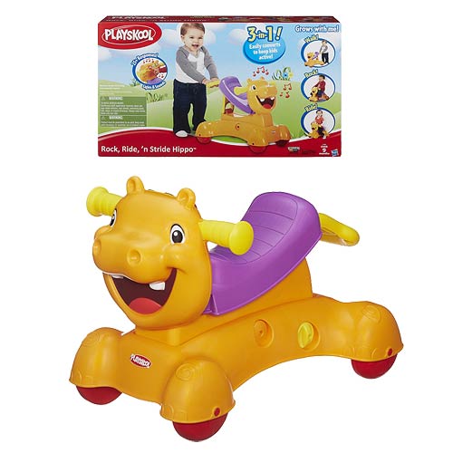 Playskool Rock, Ride, and Stride Hippo Toy - Playskool - Playskool ...