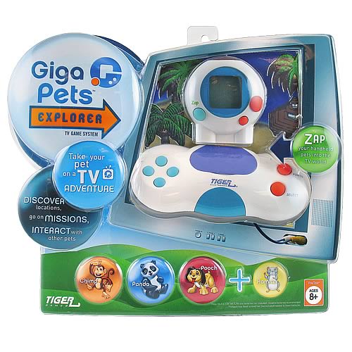 Giga Pets Explorer TV Game Set - Hasbro Games - Giga Pets - Video Games