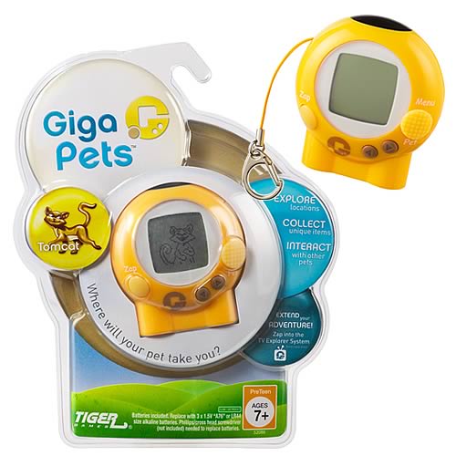 Giga Pets Tomcat Hand Held Game - Hasbro - Giga Pets - Video Games at