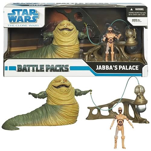 jabba star wars action figure Clone Pack Wars Wars Star the Jabba  Hutt Battle Hasbro