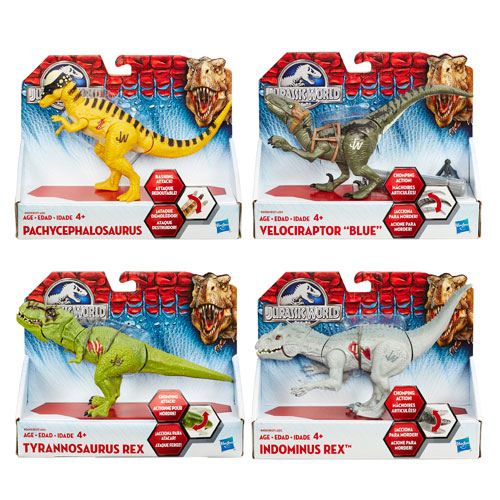 Jurassic World Bashers and Biters Dinosaur Figures Wave 4 - Hasbro ...