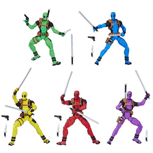 Marvel Legends Deadpool's Rainbow Squad 5-Pack 3 3/4-Inch Action Figures