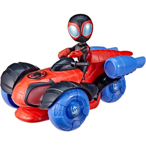 Spidey and Amazing Friends Glow Tech Techno-Racer Vehicle -  Spider-Man