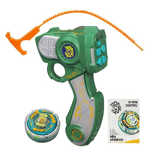 Beyblade XTS IR Spin Control Spin Ray Striker Top Green Hasbro