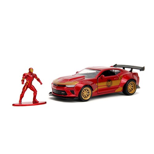 Avengers 2016 Camaro SS Widebody 1:32 Scale Die-Cast Metal Vehicle with Iron Man Nano Figure