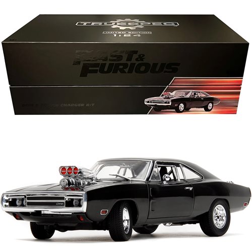 Fast and the Furious TrueSpec Dom's 1970 Dodge Charger R/T 1:24 Scale Die-Cast Vehicle