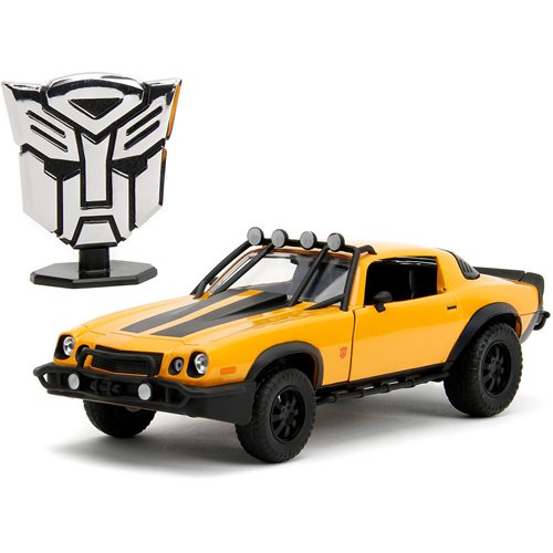 Hollywood Rides Transformers: Rise of the Beasts Bumblebee 1977 Camaro 1:24 Scale Die-Cast Metal Vehicle with Badge