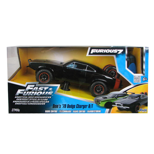 The Fast and the Furious 1970 Dodge Charger 1:16 R/C Vehicle - Jada ...