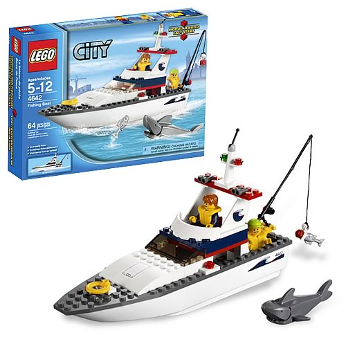 LEGO City 4642 Fishing Boat Case - Lego - LEGO City - Construction Toys ...