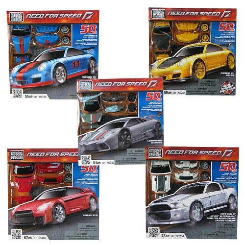 Mega Bloks Need for Speed Build & Customize Series 2 Case - Mattel ...