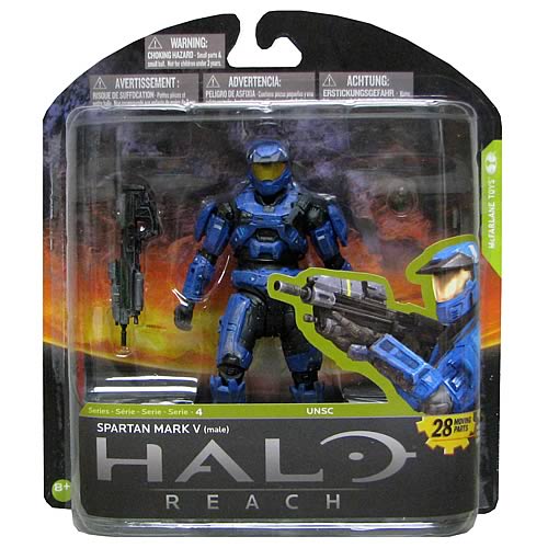 Halo Reach Series 4 Spartan Mark V Male Action Figure - McFarlane Toys ...