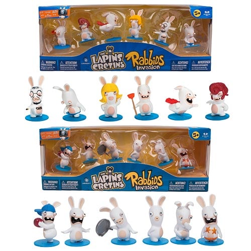 Rabbids Invasion Mini Figure Invasion Packs Set Mcfarlane Toys Rabbids Invasion Mini 4934