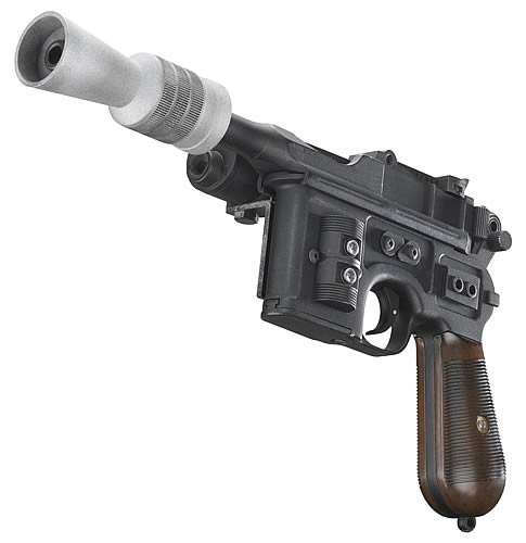 han solo blaster replica full scale metal